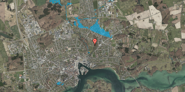 Oversvømmelsesrisiko fra vandløb på Hesteskoen 38, 5700 Svendborg