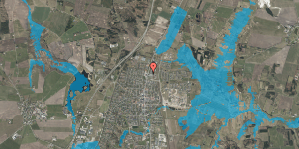 Oversvømmelsesrisiko fra vandløb på Mercurvej 2, 9530 Støvring