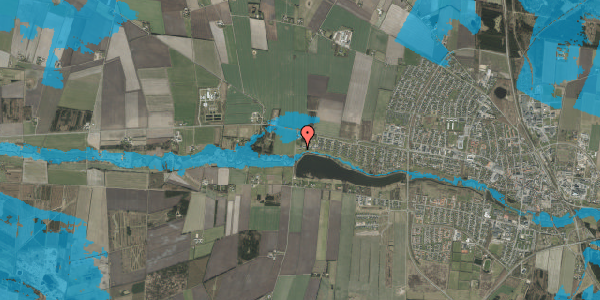 Oversvømmelsesrisiko fra vandløb på Engsøvænget 6, 7200 Grindsted