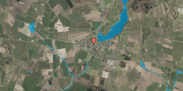 Oversvømmelsesrisiko fra vandløb på Hennekesdamvej 1A, 6630 Rødding