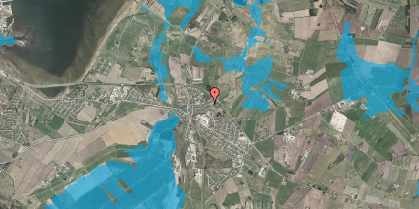 Oversvømmelsesrisiko fra vandløb på Skolevej 53, 7840 Højslev