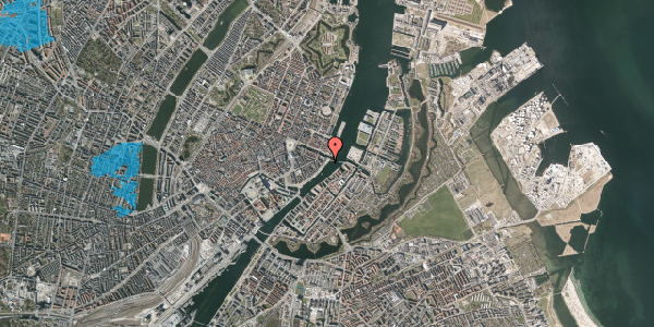 Oversvømmelsesrisiko fra vandløb på Havnegade 50, 1058 København K