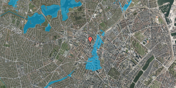 Oversvømmelsesrisiko fra vandløb på Brofogedvej 10, 2. , 2400 København NV