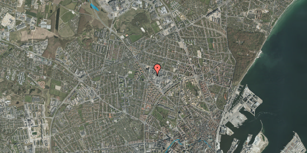 Oversvømmelsesrisiko fra vandløb på Helsingforsgade 23, 8200 Aarhus N