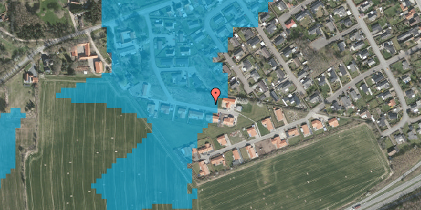 Oversvømmelsesrisiko fra vandløb på Kildeparken 35, 4440 Mørkøv