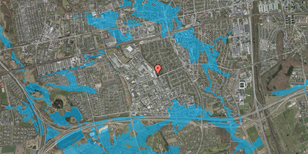 Oversvømmelsesrisiko fra vandløb på Park Allé 352A, 2605 Brøndby
