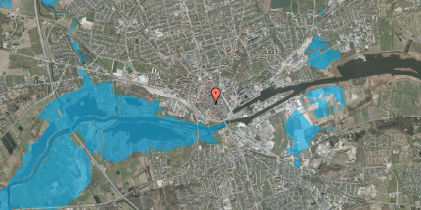 Oversvømmelsesrisiko fra vandløb på Kirkegade 4A, 8900 Randers C