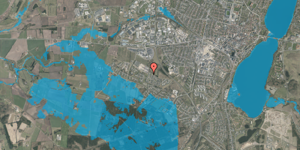 Oversvømmelsesrisiko fra vandløb på Liseborg Have 41, 8800 Viborg