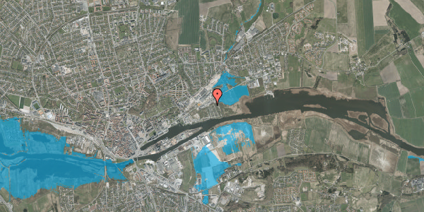 Oversvømmelsesrisiko fra vandløb på Hertugvejen 26, 8930 Randers NØ