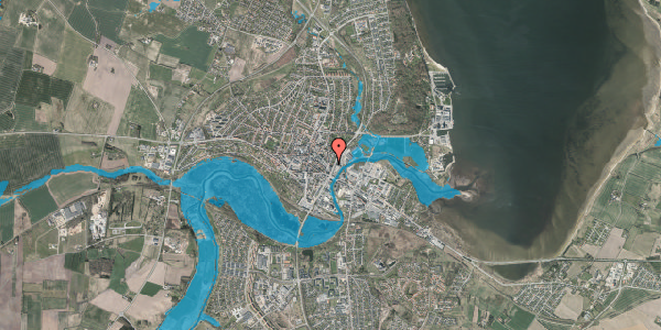 Oversvømmelsesrisiko fra vandløb på Rådhuspladsen 4, 1. 8, 7800 Skive