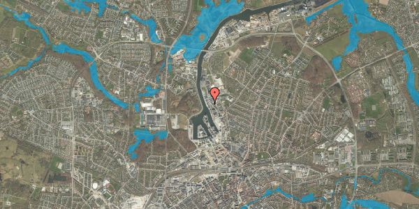 Oversvømmelsesrisiko fra vandløb på Sverigesgade 18, 5000 Odense C