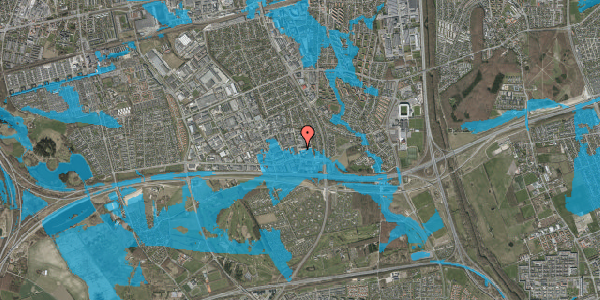Oversvømmelsesrisiko fra vandløb på Ringager 4, 2. , 2605 Brøndby