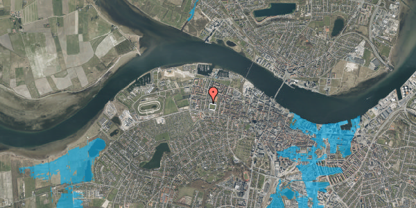 Oversvømmelsesrisiko fra vandløb på Ny Kastetvej 18A, 9000 Aalborg
