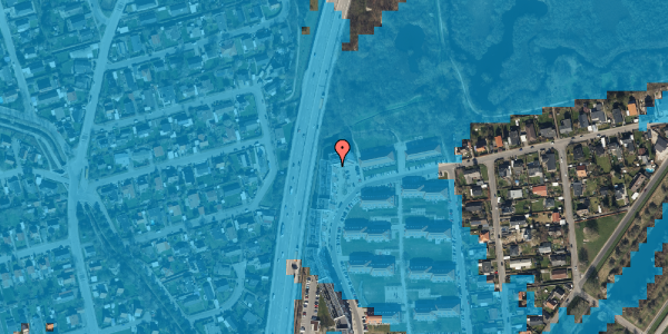 Oversvømmelsesrisiko fra vandløb på Brunevang 44, 1. 3, 2610 Rødovre