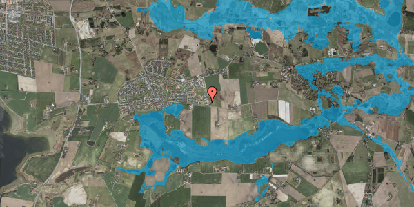 Oversvømmelsesrisiko fra vandløb på Holmehøjen 60, 4000 Roskilde