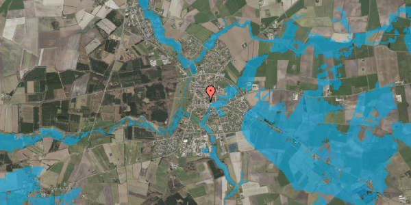 Oversvømmelsesrisiko fra vandløb på Markedsgade 33B, 1. , 6240 Løgumkloster