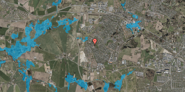 Oversvømmelsesrisiko fra vandløb på Dyreholm 10, 2765 Smørum
