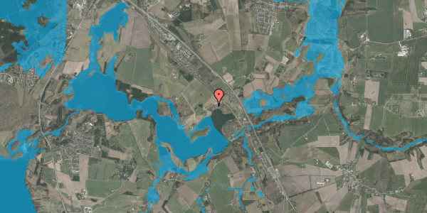 Oversvømmelsesrisiko fra vandløb på Vedsøvej 18, 8800 Viborg