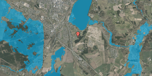 Oversvømmelsesrisiko fra vandløb på Bjergsnæs Mose 12, 8800 Viborg