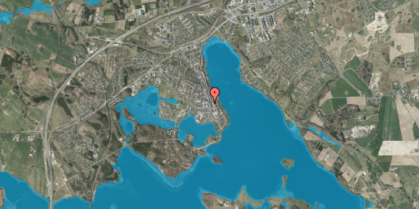 Oversvømmelsesrisiko fra vandløb på Adelgade 57, 8660 Skanderborg