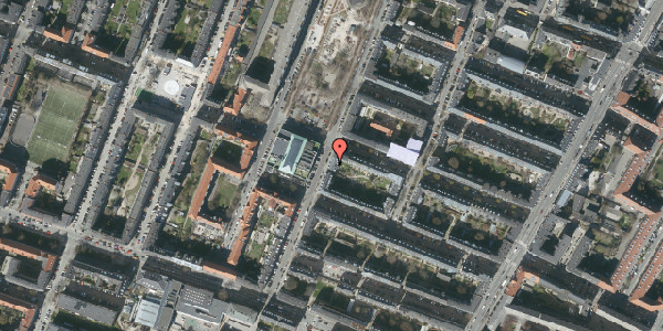 Oversvømmelsesrisiko fra vandløb på Yrsavej 10A, 2000 Frederiksberg