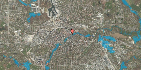 Oversvømmelsesrisiko fra vandløb på Frue Kirkestræde 16, 5000 Odense C