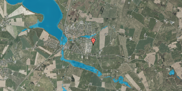 Oversvømmelsesrisiko fra vandløb på Møddebro Parkvej 205, 8355 Solbjerg