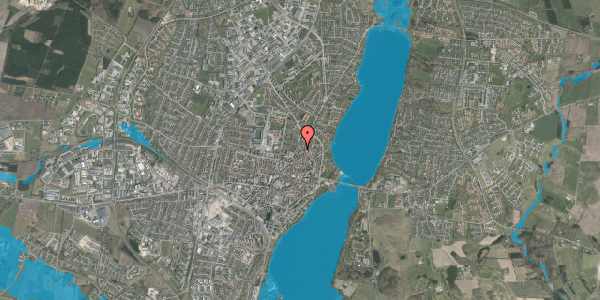 Oversvømmelsesrisiko fra vandløb på Reberbanen 13, 8800 Viborg