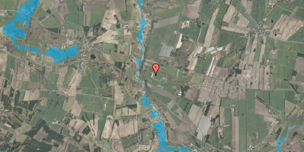 Oversvømmelsesrisiko fra vandløb på Bollervej 28, 8800 Viborg
