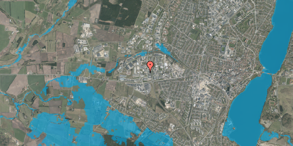 Oversvømmelsesrisiko fra vandløb på Livøvej 16, 8800 Viborg