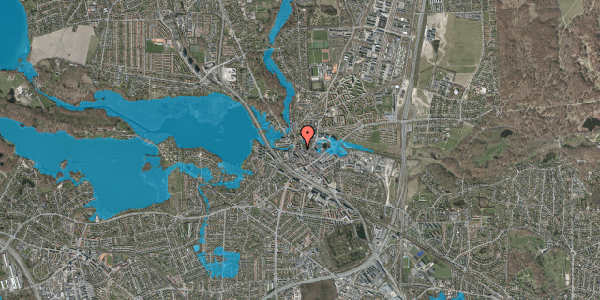 Oversvømmelsesrisiko fra vandløb på Lyngby Hovedgade 19C, st. , 2800 Kongens Lyngby