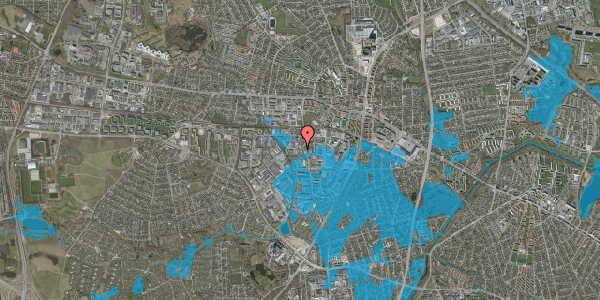 Oversvømmelsesrisiko fra vandløb på Knapholm 3, 2730 Herlev