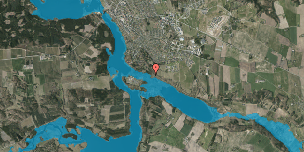 Oversvømmelsesrisiko fra vandløb på Skærsåvej 8, 8680 Ry