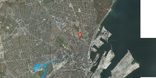 Oversvømmelsesrisiko fra vandløb på Samsøgade 8, 8000 Aarhus C