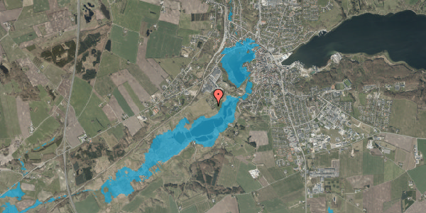 Oversvømmelsesrisiko fra vandløb på Aalykkevej 9, 9500 Hobro