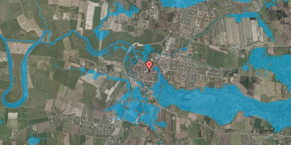 Oversvømmelsesrisiko fra vandløb på Torvet 15C, 6760 Ribe