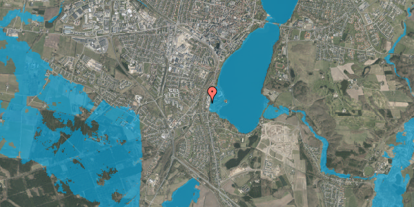 Oversvømmelsesrisiko fra vandløb på Sønæshave 17, 8800 Viborg