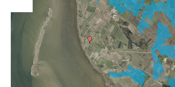 Oversvømmelsesrisiko fra vandløb på Syrenvej 173, 6900 Skjern