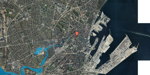 Oversvømmelsesrisiko fra vandløb på Møllegade 32, st. tv, 8000 Aarhus C
