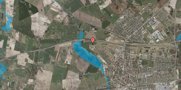 Oversvømmelsesrisiko fra vandløb på Nonnedalen 49C, 4100 Ringsted