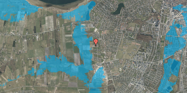 Oversvømmelsesrisiko fra vandløb på Carlo Wognsens Vej 12, 9000 Aalborg