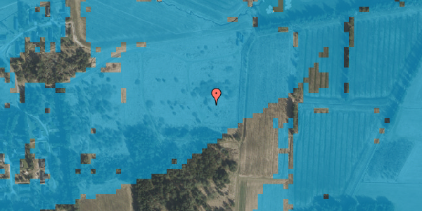 Oversvømmelsesrisiko fra vandløb på Musvågevej 284, 9982 Ålbæk