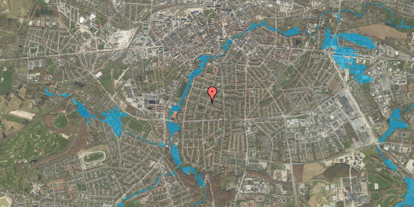 Oversvømmelsesrisiko fra vandløb på Læssøegade 69, 1. , 5230 Odense M