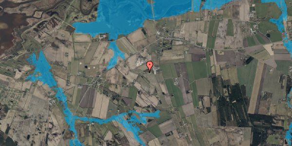 Oversvømmelsesrisiko fra vandløb på Lavstrupvej 6A, 6880 Tarm