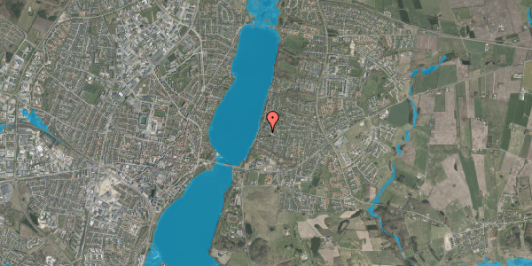 Oversvømmelsesrisiko fra vandløb på Skovdalen 1C, 8800 Viborg