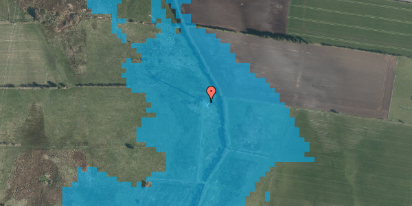 Oversvømmelsesrisiko fra vandløb på Novrupvej 108, 6705 Esbjerg Ø