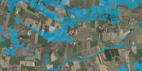 Oversvømmelsesrisiko fra vandløb på Syrenvej 1, 6240 Løgumkloster