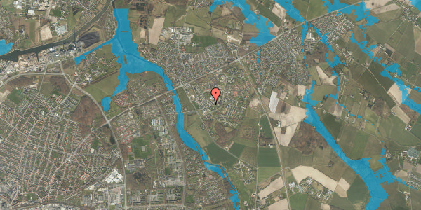 Oversvømmelsesrisiko fra vandløb på Snedronningen 25, 5240 Odense NØ
