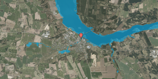 Oversvømmelsesrisiko fra vandløb på Søgade 6, 8643 Ans By