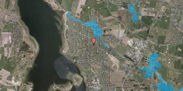 Oversvømmelsesrisiko fra vandløb på Olesvej 31, 4040 Jyllinge